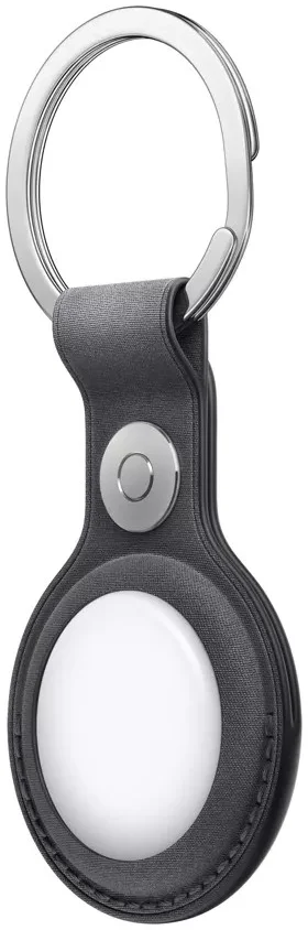 Origineel Apple AirTag Sleutelhanger Hoes FineWoven met Haak Zwart afbeelding 3