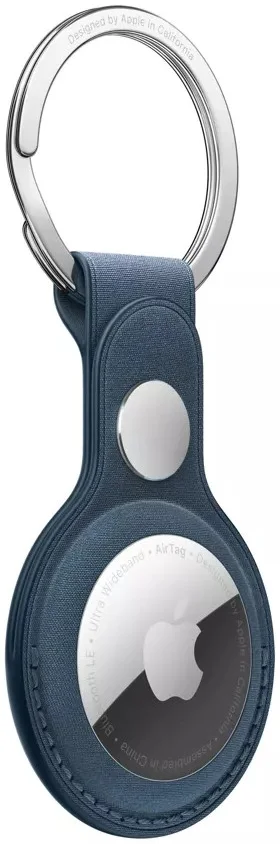 Origineel Apple AirTag Sleutelhanger Hoes FineWoven met Haak Blauw afbeelding 2