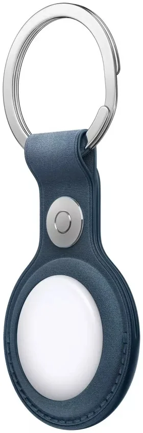 Origineel Apple AirTag Sleutelhanger Hoes FineWoven met Haak Blauw afbeelding 3