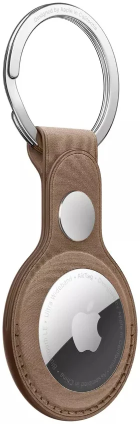 Origineel Apple AirTag Sleutelhanger Hoes FineWoven met Haak Bruin afbeelding 2