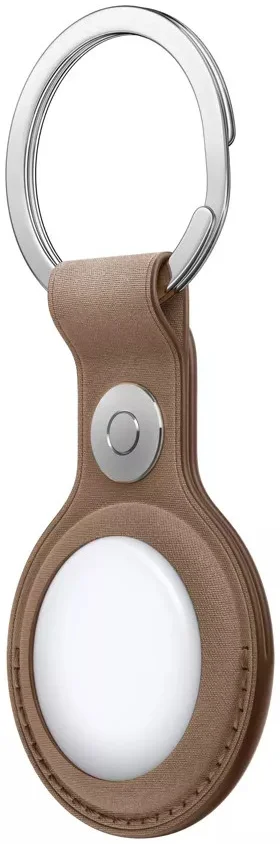 Origineel Apple AirTag Sleutelhanger Hoes FineWoven met Haak Bruin afbeelding 3