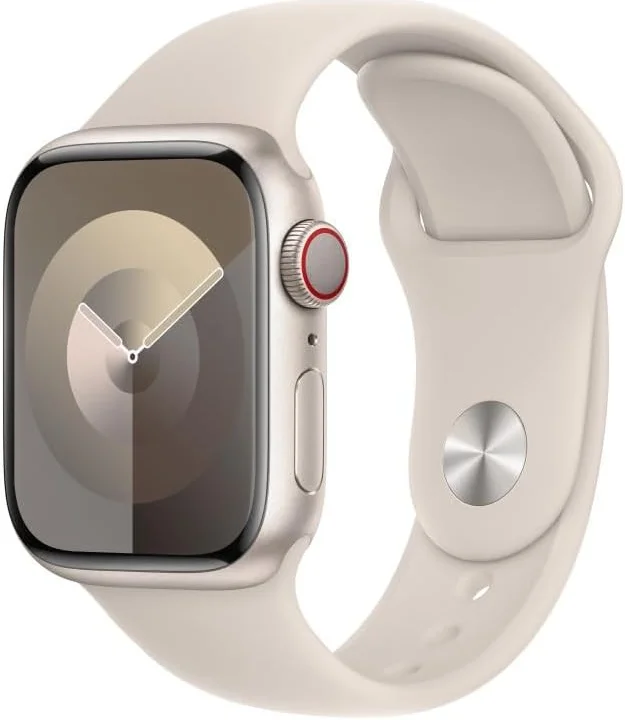 Origineel Apple Sportbandje Apple Watch 1-9/SE 41/40/38MM M/L Beige afbeelding 1