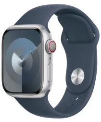Origineel Apple Sportbandje Apple Watch 1-9/SE 41/40/38MM S/M Blauw