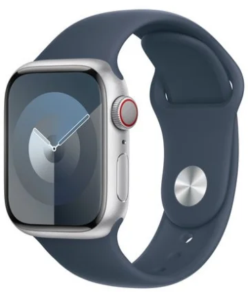 Origineel Apple Sportbandje Apple Watch 1-9/SE 41/40/38MM S/M Blauw Bandjes