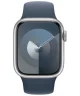 Origineel Apple Sportbandje Apple Watch 1-9/SE 41/40/38MM S/M Blauw