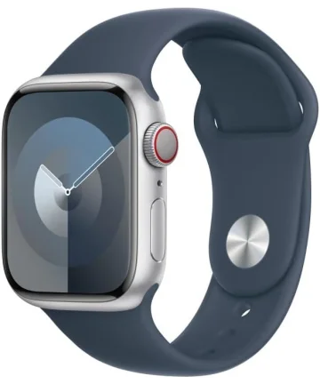 Origineel Apple Sportbandje Apple Watch - 1-9/SE 41MM/40MM/38MM - M/L - Blauw Bandjes