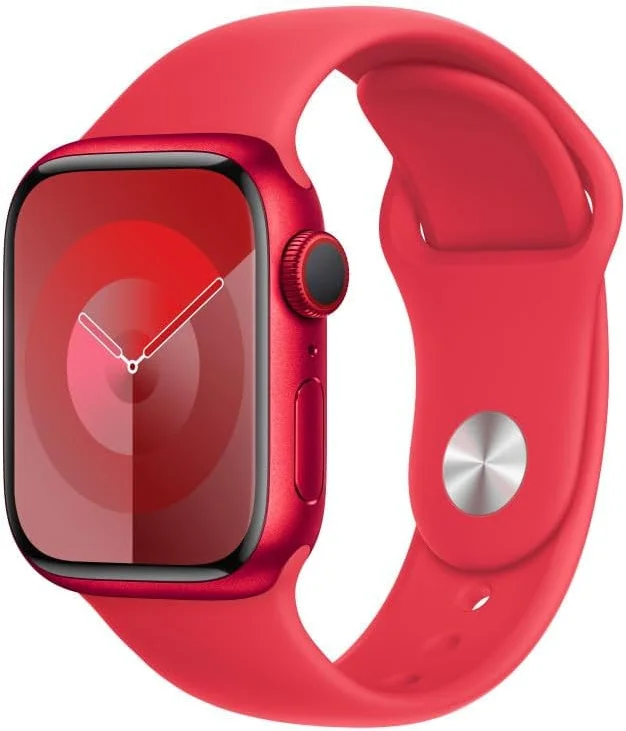 Origineel Apple Watch Sportbandje - 1-10/SE - 42MM/41MM/40MM/38MM - M/L  - Rood afbeelding 1