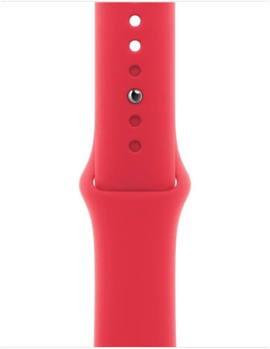 Origineel Apple Watch Sportbandje - 1-10/SE - 42MM/41MM/40MM/38MM - M/L  - Rood afbeelding 2
