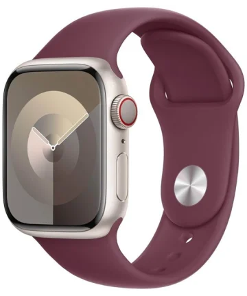 Origineel Apple Sport Bandje - Apple Watch 1-9/SE - 41MM/40MM/38MM - S/M - Rood Bandjes