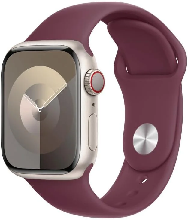 Origineel Apple Sportbandje Apple Watch - 1-9/SE 41MM/40MM/38MM - M/L  - Rood afbeelding 1
