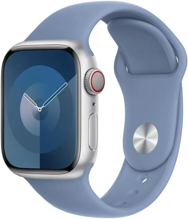 Origineel Apple Sportbandje Apple Watch 1-9/SE 41/40/38MM M/L Blauw afbeelding 1
