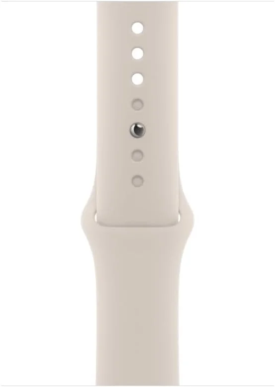 Originele Apple Watch Sportband - 1-9/SE/Ultra 49MM/45MM/44MM/42MM - M/L Beige afbeelding 2