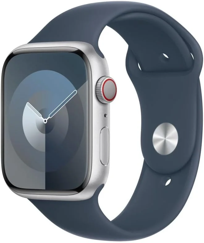 Origineel Apple Watch 1-9/SE/Ultra 49/45/44/42MM Sportbandje S/M Blue afbeelding 1