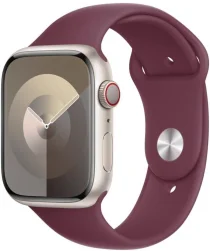 Originele Apple Watch Sportband - 1-9/SE/Ultra 49MM/45MM/44MM/42MM - S/M Rood