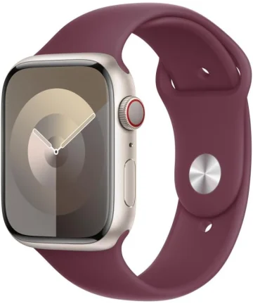 Originele Apple Watch Sportband - 1-9/SE/Ultra 49MM/45MM/44MM/42MM - S/M Rood Bandjes