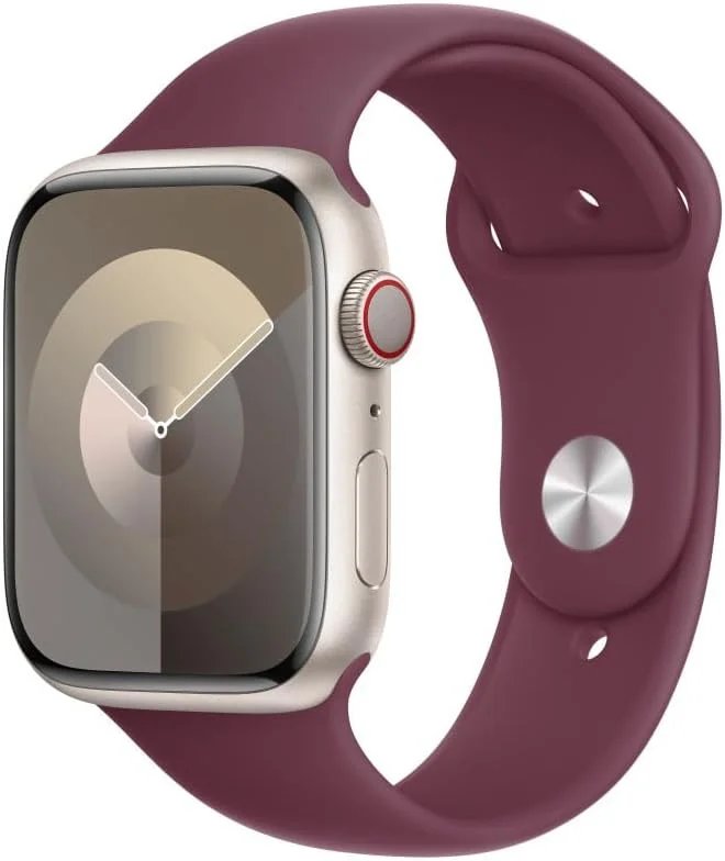 Originele Apple Watch Sportband - 1-9/SE/Ultra 49MM/45MM/44MM/42MM - S/M Rood afbeelding 1