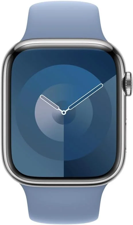 Originele Apple Watch Sportband - 1-9/SE/Ultra 49MM/45MM/44MM/42MM - S/M Blauw afbeelding 3