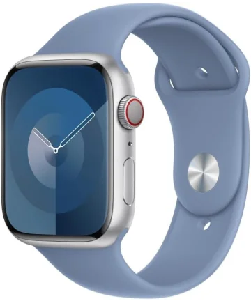 Originele Apple Watch Sportband - 1-9/SE/Ultra 49MM/45MM/44MM/42MM - M/L Blauw Bandjes