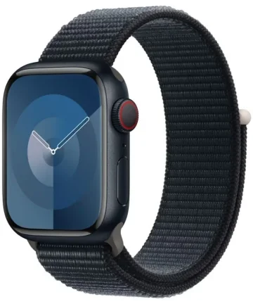 Origineel Apple Watch 1-9/SE/Ultra 49/45/44/42MM Sportbandje Zwart Bandjes