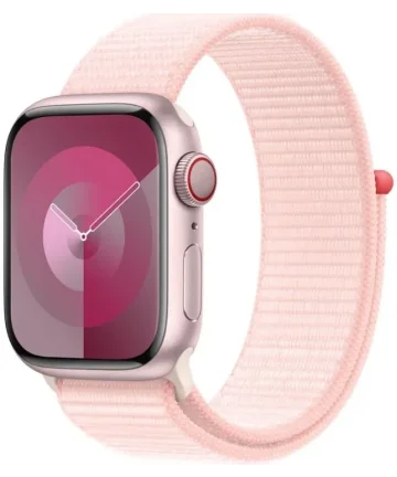 Originele Apple Watch Sportband - 1-9/SE/Ultra 49MM/45MM/44MM/42MM - Roze Dames Bandjes