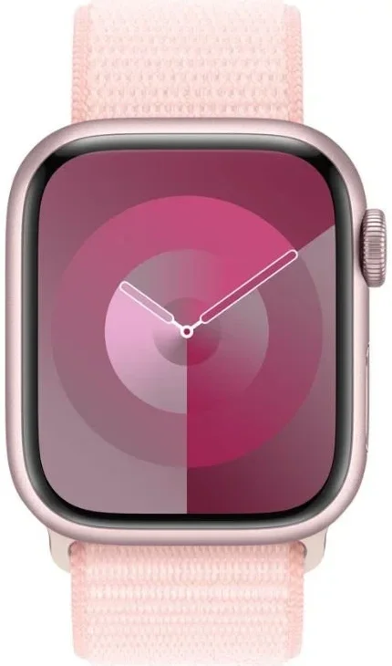Originele Apple Watch Sportband - 1-9/SE/Ultra 49MM/45MM/44MM/42MM - Roze Dames afbeelding 3