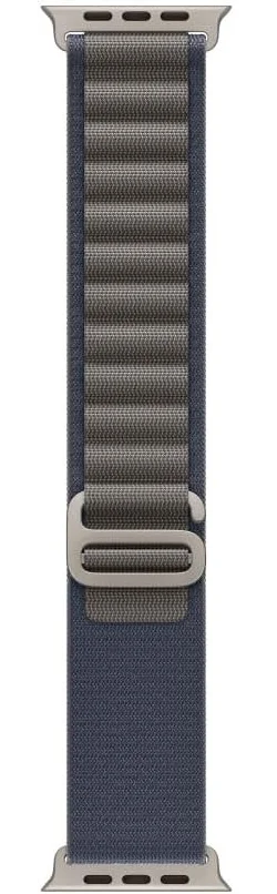 Originele Apple Watch Band - 1-9/SE/Ultra - 49MM/45MM/44MM/42MM  Alpine Blauw S afbeelding 2