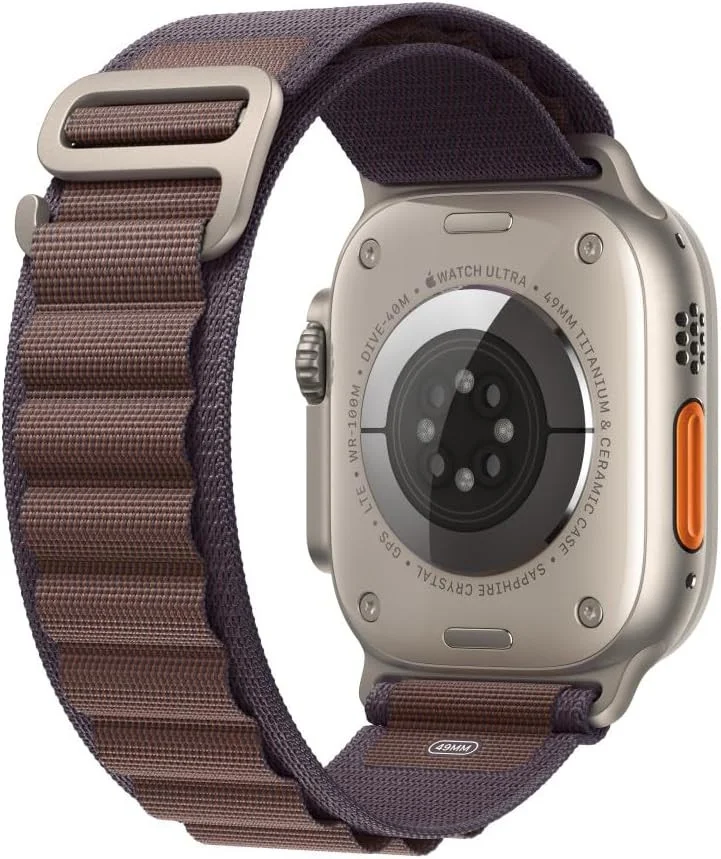 Origineel Apple Watch 1-9/SE/Ultra 49/45/44/42 Bandje Alpine Indigo L afbeelding 4