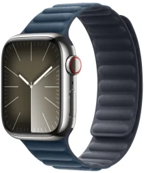 Origineel Apple Watch Bandje - 1-9/SE 41MM/40MM/38MM - FineWoven - S/M Blauw