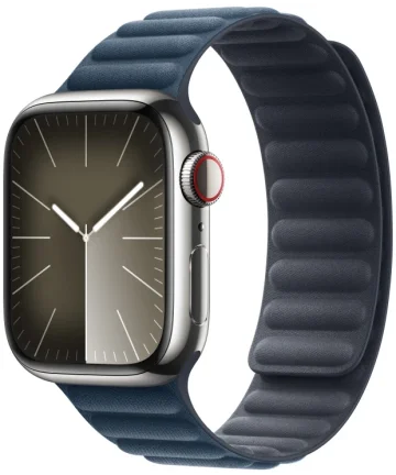 Origineel Apple Watch Bandje - 1-9/SE 41MM/40MM/38MM - FineWoven - S/M Blauw Bandjes