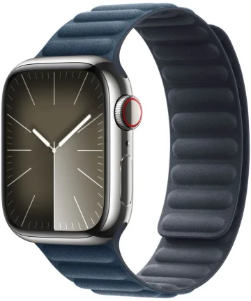 Origineel Apple Watch Bandje - 1-9/SE 41MM/40MM/38MM - FineWoven - M/L Blauw Bandjes