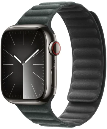 Origineel Apple Watch Bandje - 1-9/SE 41MM/40MM/38MM - FineWoven - M/L Groen Bandjes