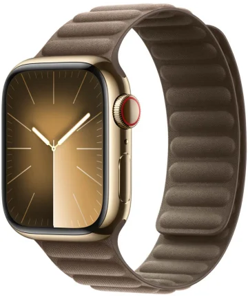 Originele Apple Watch Bandje - 1-9/SE 41MM/40MM/38MM - FineWoven - S/M Taupe Bandjes