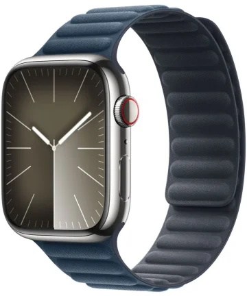 Originele Apple Watch Band - 1-9/SE/Ultra 49MM/45MM/44MM/42MM - Stof S/M Blauw Bandjes