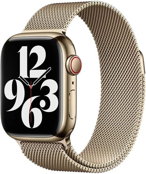 Origineel Apple Watch Bandje - 1-9/SE - 41MM/40MM/38MM - Milanees - Goud afbeelding 1