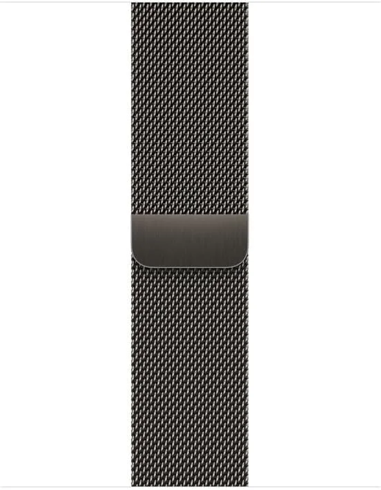 Origineel Apple Watch 1-9/SE 41/40/38MM Milanees Bandje Graphite afbeelding 2