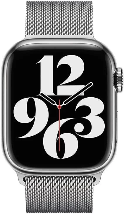 Origineel Apple Watch 1-9/SE 41/40/38MM Milanees Bandje Zilver afbeelding 3