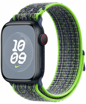 Origineel Apple Nike Sportbandje Apple Watch - 38MM/40MM/41MM - Groen Blauw Bandjes