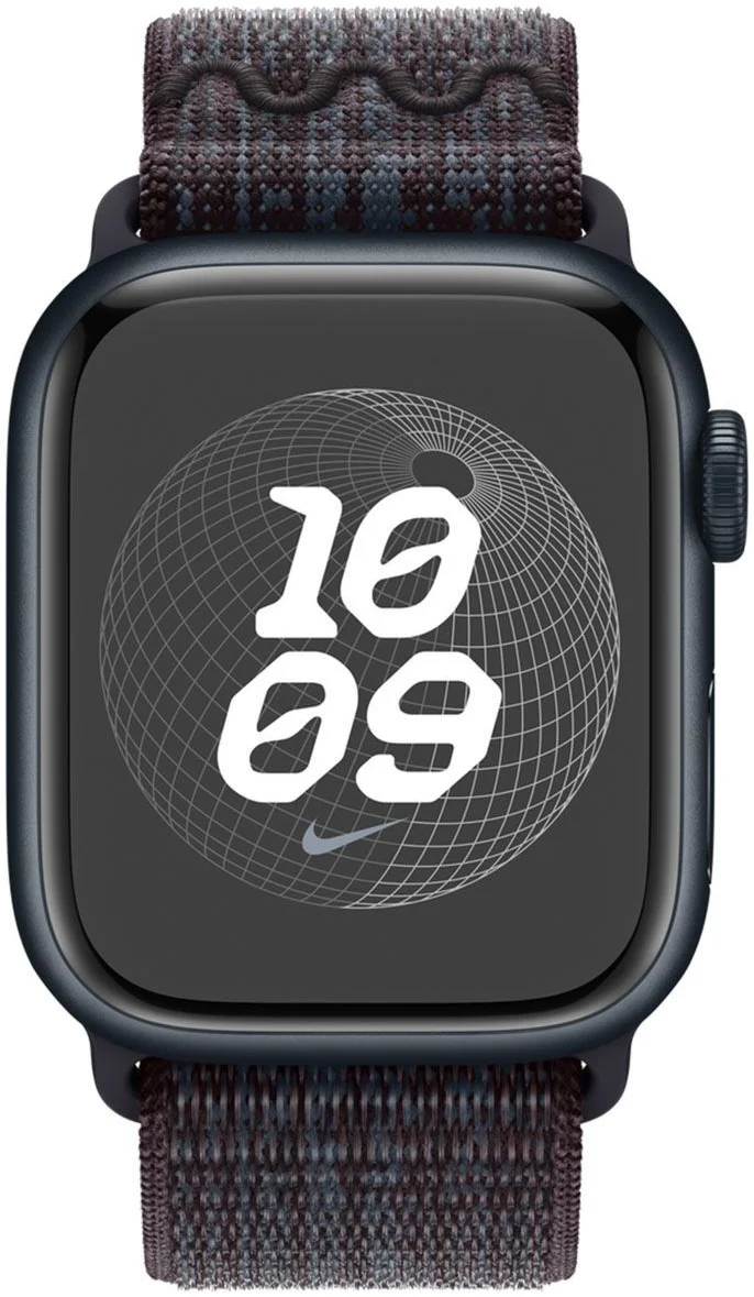 Origineel Apple Nike Sportbandje Apple Watch - 38MM/40MM/41MM - Zwart Blauw afbeelding 2