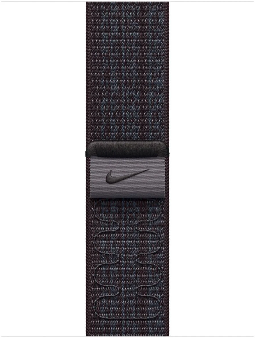 Origineel Apple Nike Sportbandje Apple Watch - 38MM/40MM/41MM - Zwart Blauw afbeelding 4