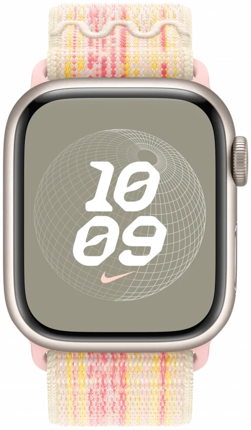 Origineel Apple Nike Sport Apple Watch 38/40/41MM Bandje Wit Roze afbeelding 2