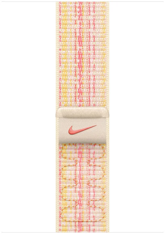 Origineel Apple Watch 1-9/SE/Ultra 49/45/44/42 Nike Band Roze Dames afbeelding 2
