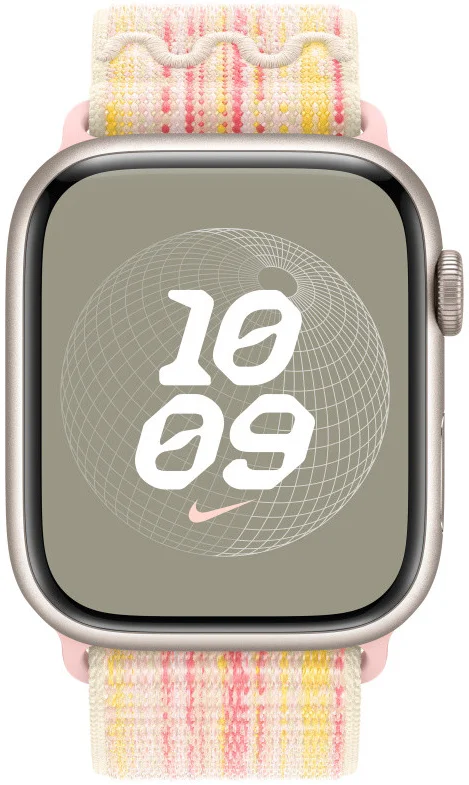 Origineel Apple Watch 1-9/SE/Ultra 49/45/44/42 Nike Band Roze Dames afbeelding 3