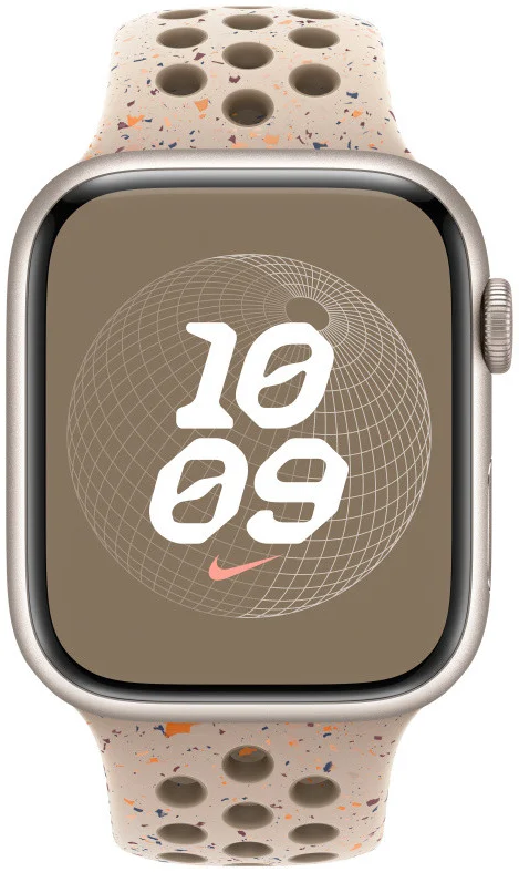 Origineel Apple Watch 1-9/SE 38/40/41MM Nike Sport Bandje S/M Beige afbeelding 3
