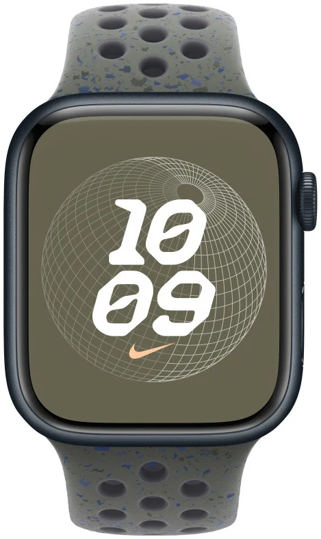 Origineel Apple Watch Sportbandje - 1-9/SE 38MM/40MM/41MM - Nike - S/M Khaki afbeelding 3