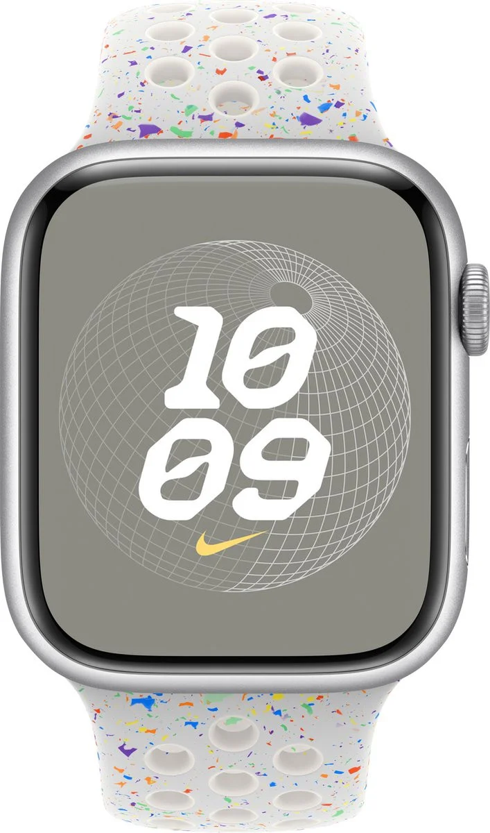Originele Apple Watch Nike Band - 1-9/SE/Ultra 49MM/45MM/44MM/42MM - M/L - Wit afbeelding 4