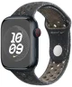 Origineel Apple Watch 1-9/SE/Ultra 49/45/44/42 Nike Band S/M Zwart