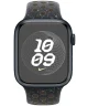 Origineel Apple Watch 1-9/SE/Ultra 49/45/44/42 Nike Band S/M Zwart