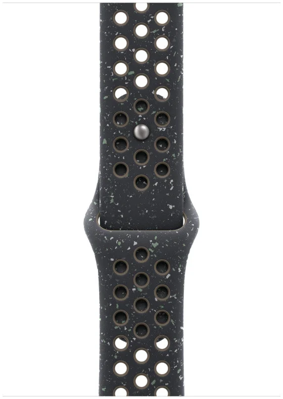 Origineel Apple Watch 1-9/SE/Ultra 49/45/44/42 Nike Band S/M Zwart afbeelding 2