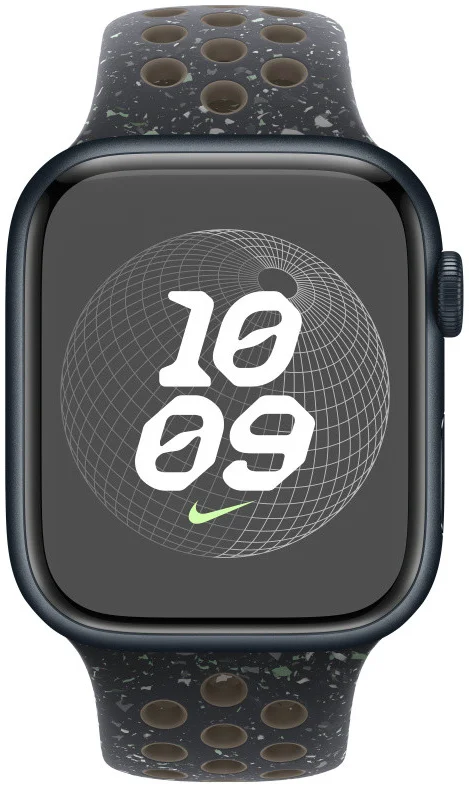 Origineel Apple Watch 1-9/SE/Ultra 49/45/44/42 Nike Band M/L Zwart afbeelding 3