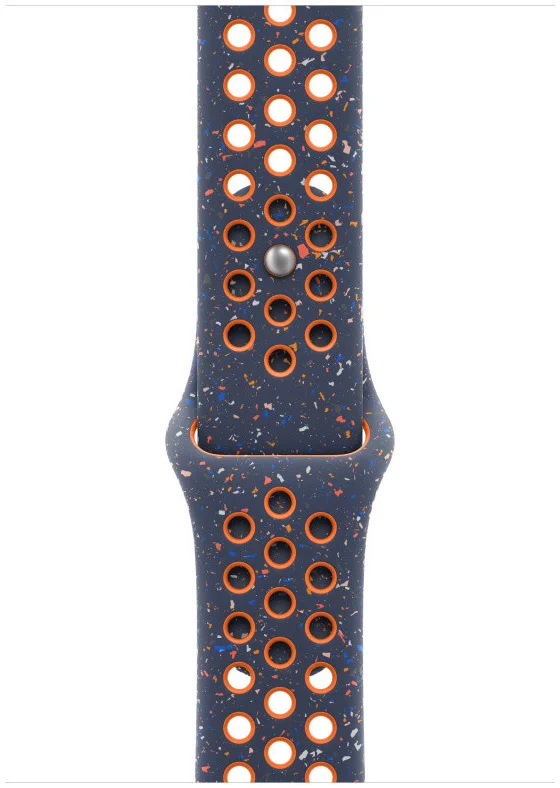 Origineel Apple Watch 1-9/SE/Ultra 49/45/44/42 Nike Band M/L Blauw afbeelding 2